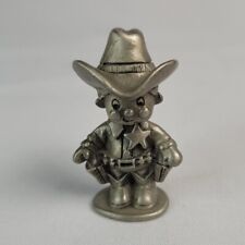 Vintage Hudson Fine Pewter Sheriff Cowboy Marshall 2858 Miniature Figure 1983 picture