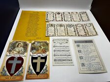 Vintage Christian Paper Emporium Collectible Cards Booklet Prayer Jesus 1930-50 picture