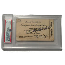 1953 President Dwight Eisenhower Inauguration President's Platform Ticket PSA picture