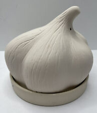 Vintage Progressive International Ceramic Whole Head Garlic Roaster Dish 1992 picture