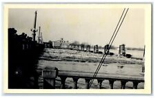 c1930's Flood Scene Cedar Rapids Iowa IA RPPC Photo Unposted Vintage Postcard picture