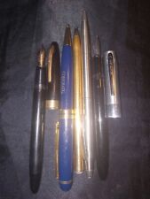 Vintage Lot of Five Pens from an Estate~2 Fountain~ 14k Nib Shaffer & Wearever picture