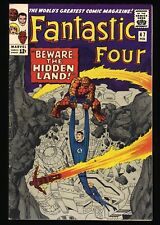 Fantastic Four #47 FN+ 6.5 Kirby 2nd Black Bolt Inhumans Marvel 1966 picture