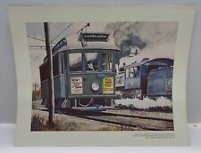 Vintage 1975 Bow Junction New Hampshire, Arch McDonnell Lithograph Print picture