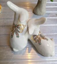Lenox China Bunnies Rabbits Jewels Collection Figurine Bunny Rabbit 1995 picture
