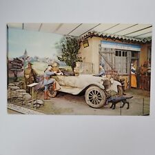 Vintage Postcard West Point New York Museum WWI Army Staff French Town Car Scene picture