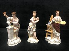 Antique Rudostadt Volkstedt Muse Mini Figurines Germany Set of 3 picture