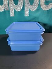 Tupperware Snack Container 3.5 cup / 850ml Lunch On The Go Square Set of 2 New ) picture
