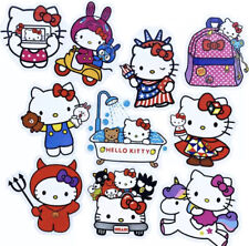 HELLO KITTY Stickers Large Waterproof Kawaii Sanrio Lot for Laptop Cell 10 PCS picture