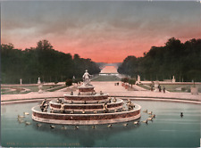 France, Paris. Versailles. Vintage The Latone Basin Print Photochromie, vi picture
