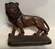 Antique Cast Iron LION single Bookend picture