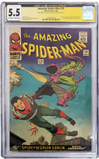 Amazing Spider-Man #39 CGC FN- 5.5 1966 John Romita Authenticated Autograph picture