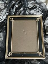 Gorgeous Vintage Brass Frame with Glass, removable mat - 12x10in picture
