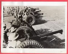 1940 French African Colonial Troops Train on Artillery 7x9 Original News Photo picture