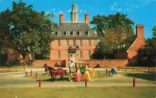 Postcard Governor's Palace, Williamsburg,  Virginia VA Vintage picture