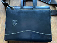 HARVARD seal embossed top grain leather briefcase picture