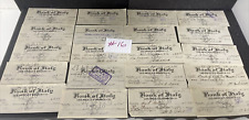 Lot of 20 Collectible Bank Checks/ Bank of Italy Checks/ Los Angeles 1916/1917 picture