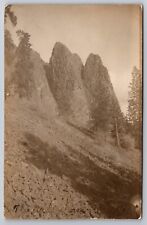 View of Chico Trail Oregon Near Wallowa? Ray Edgmand c1910 Real Photo RPPC picture