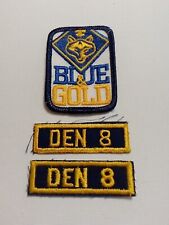 Den 8 Blue And Gold BSA Patch Set picture