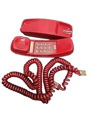 Vintage Western Electric Bell System Trim-line Touch-Tone Wall Phone Red   picture
