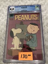 PEANUTS COMIC BOOK 1015 CGC 4.0 (1959) Dell Charles Schultz Charlie Brown Snoopy picture