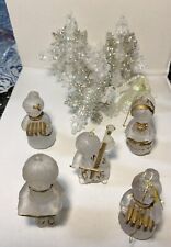 Vintage Acrylic Christmas Ornaments Lot/9 picture