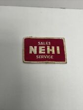 Rare  NEHI Sales Service Uniform Sew-On Patch Soft Soda Drink Pop Theme picture