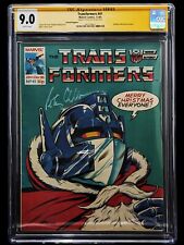 Transformers UK #41 CGC 9.0 1985 Christmas Optimus Prime Signed By Peter Cullen picture