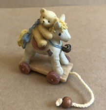 Cherished Teddies “Our Friendship is an Adventure” Rocking Horse Figurine 1999 picture