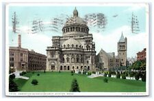 Postcard Christian Science Church, Boston, MA 1921 B3 picture