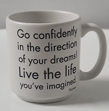 Quotable Mini Mug -Go confidently in the direction of your dreams... Thoreau picture