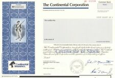 Continental Corp. dated 10-7-88 - Specimen Stock Certificate - Specimen Stocks & picture