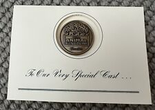 Disney Animal Kingdom 1998 Opening Cast Commemorative Medallion Coin on Card picture