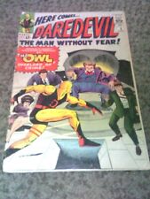 DAREDEVIL 3 - 1ST APP OWL - YELLOW COSTUME - KEY SILVER AGE - GOOD 2.0 picture