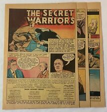 1946 five page cartoon story ~ SECRET WARRIORS - Wild Bill Donovan, The OSS picture