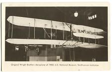 RPPC Postcard Original Wright Brothers Airplane 1903 Smithsonian Museum  picture