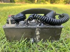 Vintage US Army Field Telephone Set TA-312/PT Military Radio Phone USA UNTESTED  picture