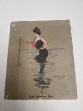 T7 Turkish Trophies Hamilton King Girls Tobacco Card Long Branch Girl picture