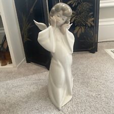 Lladro Mime Angel Figurine Glossy Porcelain 9