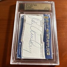 2012 Famous Fabrics Ink Music Cut Signatures 1/1 Ray Anthony Autograph picture