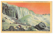 Niagara Falls New York c1940's Winter Ice Scene, American Falls picture