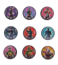 Masked Rider SHOWA : Power 3D Coins Collections ©I&T Lic By TIGA, Bigga®(9 pcs.) picture