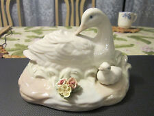 DALIA HANDCRAFTED PORCELAIN - Mother and Baby Ducks (Hecho a Mano) picture