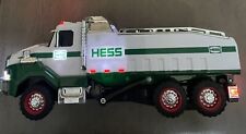 HESS 2017 Dump Truck Gasoline White Green Toy picture
