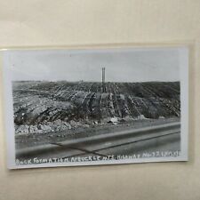 RPPC Photo Rock Formation Arbuckle Mts Hwy77 Oklahoma Postcard picture