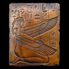 Ma'at Isis Egyptian goddess Relief sculpture plaque in Bronze Finish picture