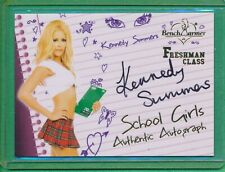 2014 Benchwarmer KENNEDY SUMMERS Autograph Card Freshman Class picture