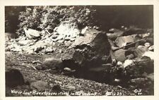Vintage RPPC Lost River Enters Ground Goes Underground Route 23 Real Photo  P231 picture