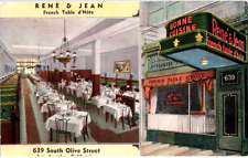 Los Angeles, California - Dine at Rene & Jean French Table d'Hote - 1940's picture
