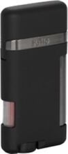 Palió Lazio Single Angled Jet Flame Cigar Lighter,  Refillable Adjustable, Black picture